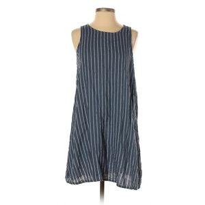 chambray cotton striped dress
